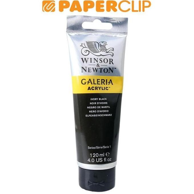 

TERMURAH - CAT ACRYLIC WINSOR & NEWTON GALERIA 120ML IVORY BLACK 2131331GAC