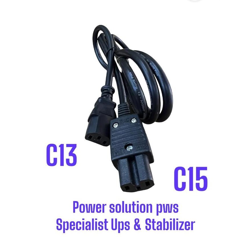Kabel Power Ups Cord C15 To C13 3X1.5Mm 2M