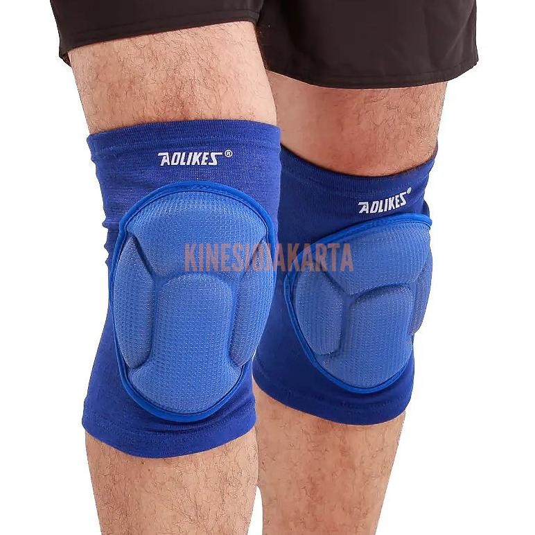 Rq-56 Knee Pad Aolikes / Pelindung Lutut Deker Futsal Sepakbola Voli Badminton Original Rq-56