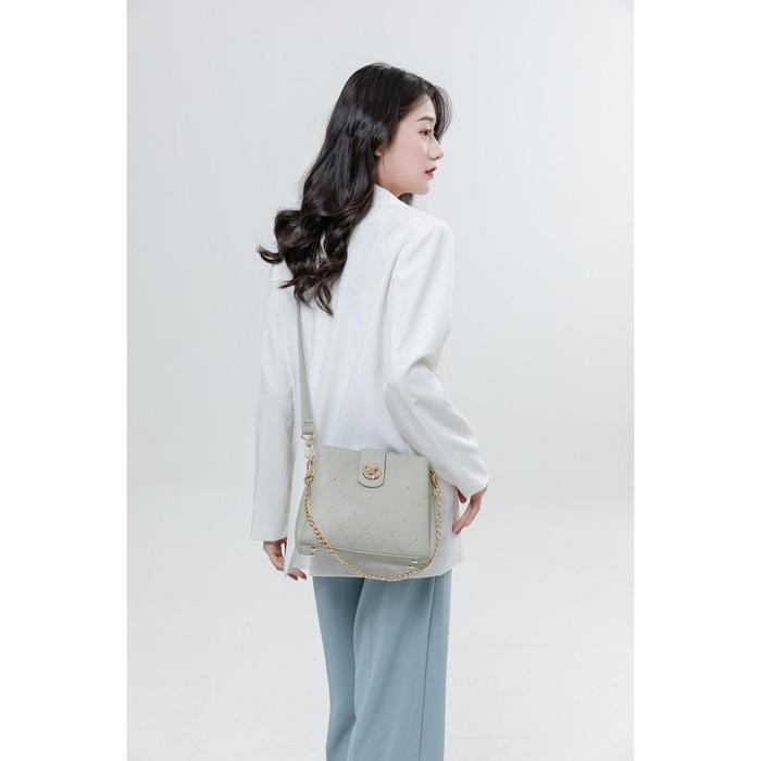 Sc En-Ji Tas Selempang Wanita En-Ji Soran Shoulder Bag - Ivory