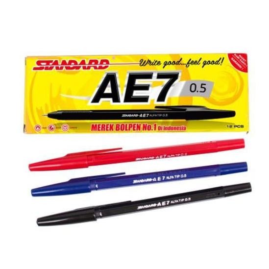 

Pulpen Standard Ae7 / Ballpoint Standard Ae7 (12Pcs)