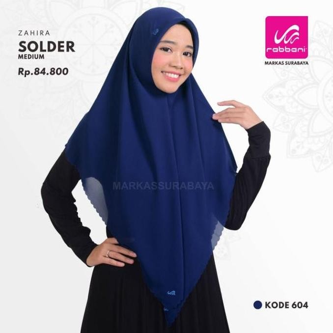(Allthebest) RABBANI - KERUDUNG SEGIEMPAT SOLDER UKURAN M / ZAHIRA SOLDER M