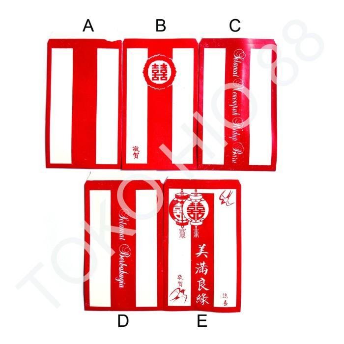 

LFM Angpao Merah Putih Angpau Polos Ang Pao Pau Bao Amplop Murah Angbao