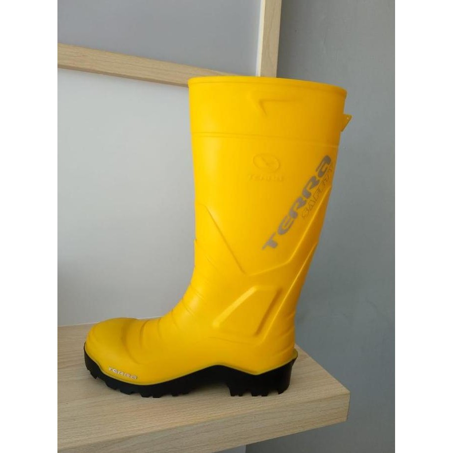 Ap Boots Terra Safety S4 Original- Sepatu Boot Tera Safety Ujung Besi New Stok