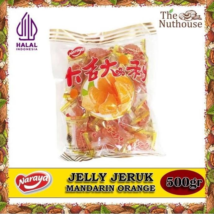 

(Allthebest) Naraya Jelly Jeruk Mandarin Orange 500gr [HALAL]