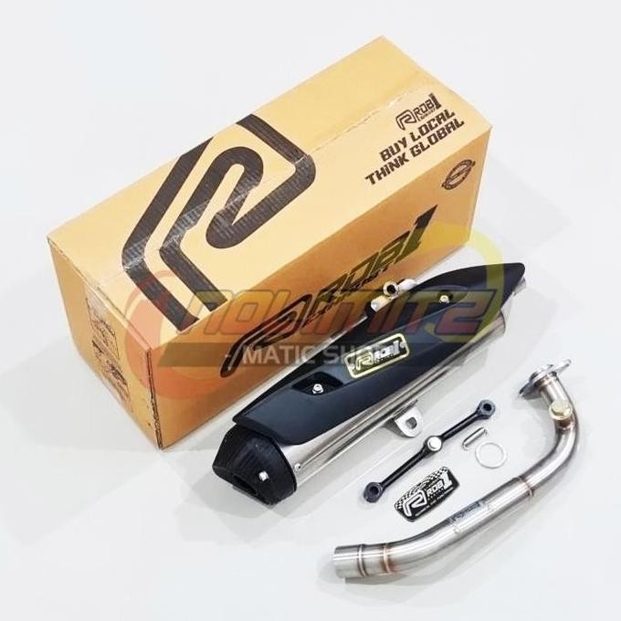 Knalpot ROB1 Standar Racing BORE UP Cup V Honda Vario 125 150 OLD