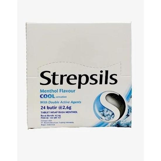 

(Allthebest) Strepsils lozenges permen batuk sakit tenggorokan sore throat isi 24