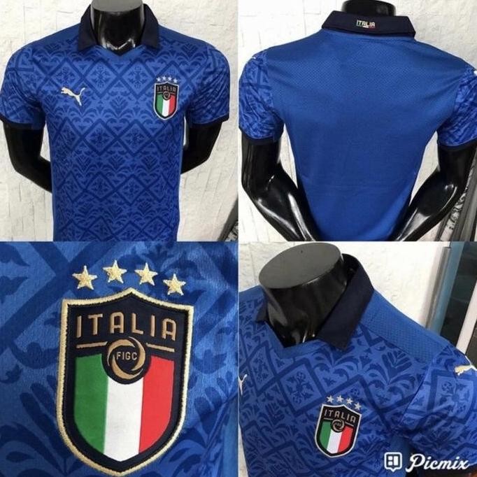 JERSEY BOLA TIMNAS ITALIA HOME 2021 GRADE ORII