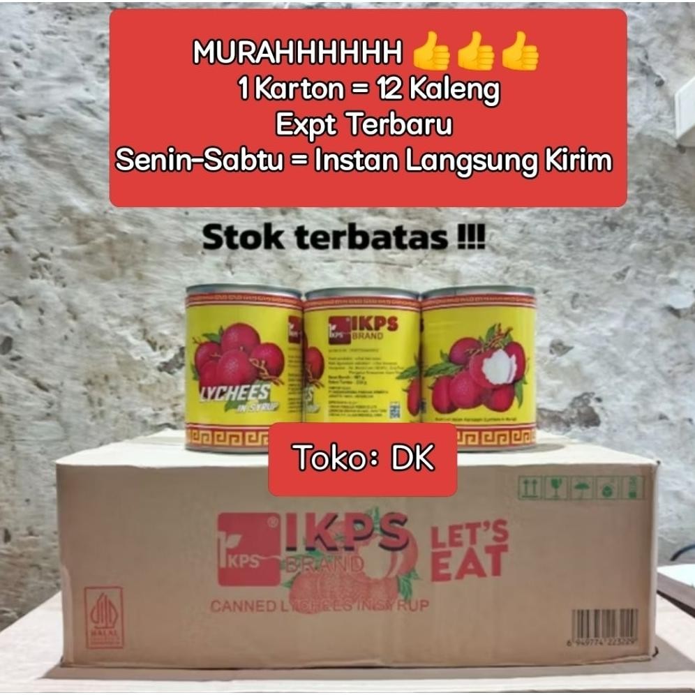 

Ikps Leci Kaleng 567Gr-Karton Isi 12 Kaleng Terbaru