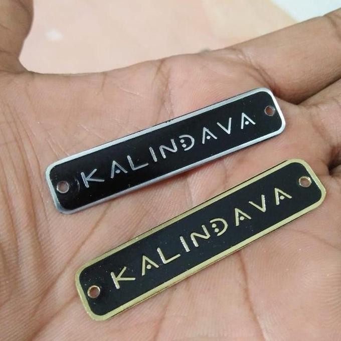 (Allthebest) pembuat label furniture besi / label jilbab / merk kerudung