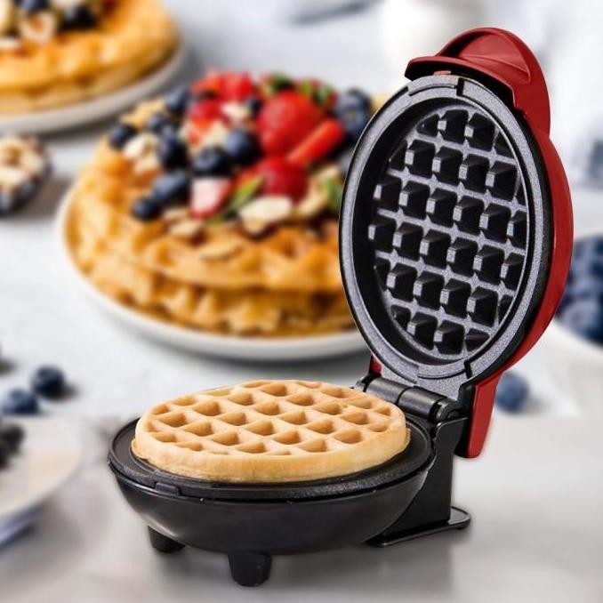 Alat Pembuat Waffle Cetakan Waffle Listrik Anti Lengket Low Watt AS