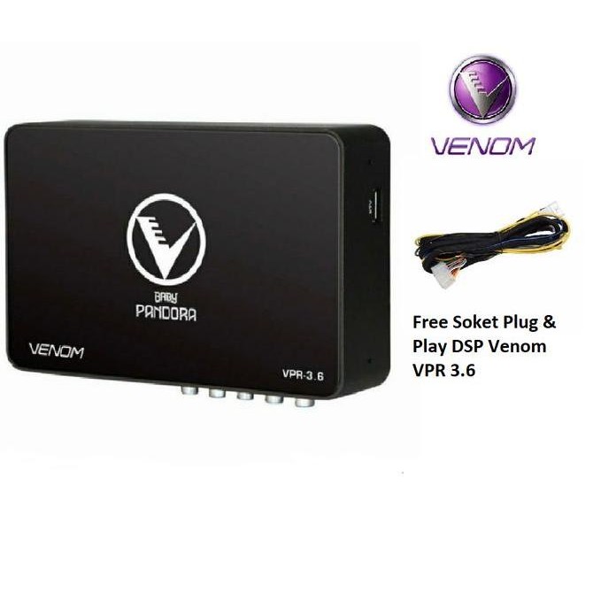 VENOM BABY PANDORA VPR 3.6 DSP 6 CHANNEL BUILT POWER 4 CHANNEL RESMI ORIGINAL DAN TERPERCAYA