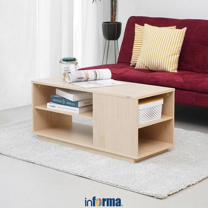 Informa Rana Meja Tamu Rectangle - Cokelat Maple