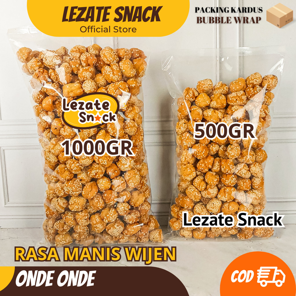 

Onde Onde Mini Kering 1KG Murah Enak Renyah KiloanEmpuk Kualitas Premium / Kue Jadul Onde Onde Ketawa Mini Ondeonde Pecah Rasa Mocca
