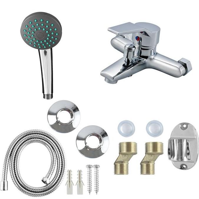 Shower Kepala Mandi / Paket Shower / Shower Mandi / Kran Cabang / Kran Panas Dingin Set Hs-72 Air Se