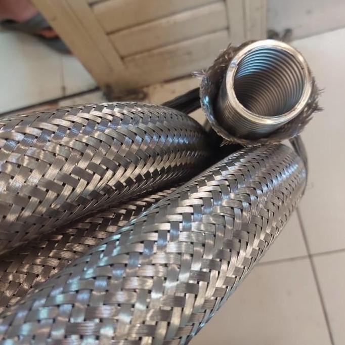 Selang Flexible Hose 2" Inch Stainless Ss 304 Metal Hose Fleksibel