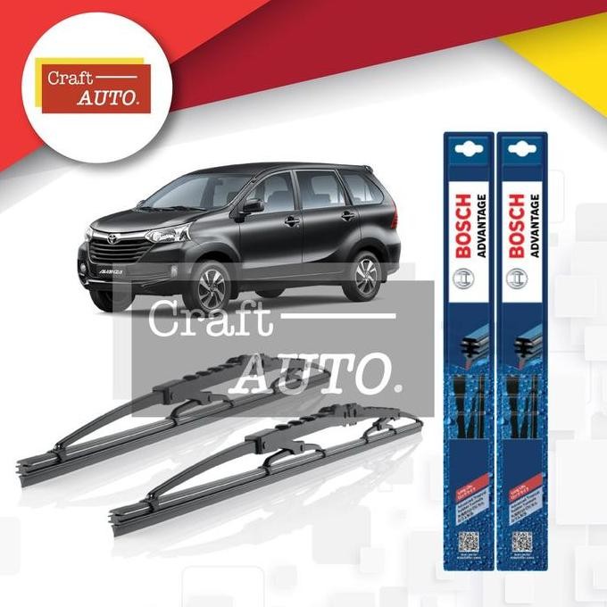 (Allthebest) Wiper Mobil Sepasang Bosch Advantage Toyota Avanza 2013 -