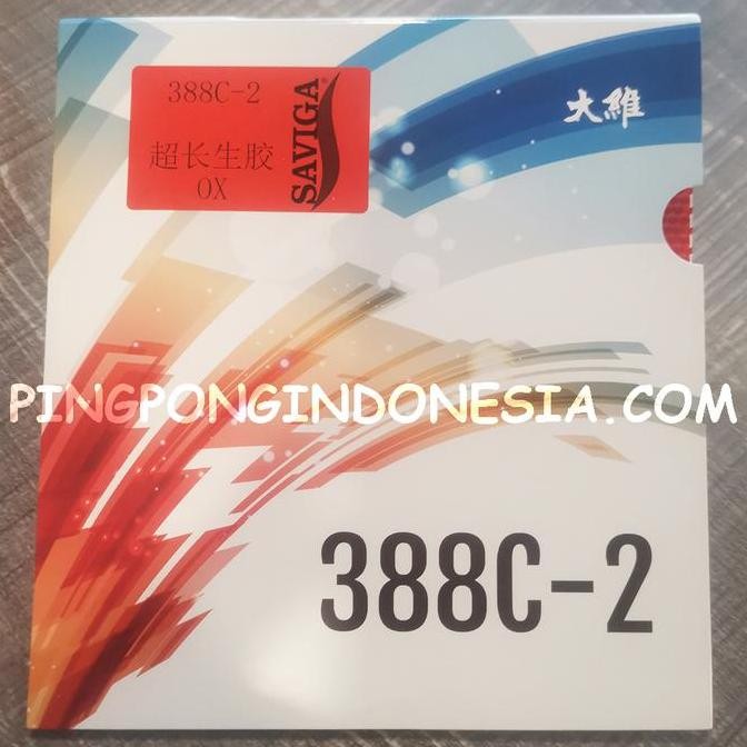 Dawei 388 C-2 Saviga OX - Karet Bintik Bertahan Panjang Long Pips 388C