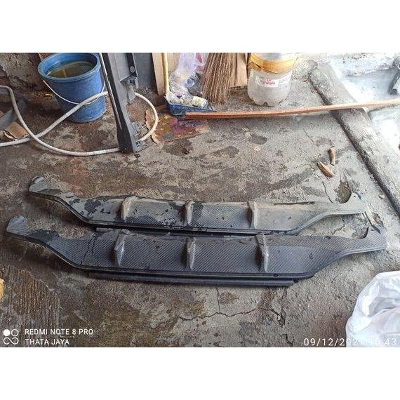 Diffuser lips bumper belakang jazz rs 2018 2019 2020 Best Original