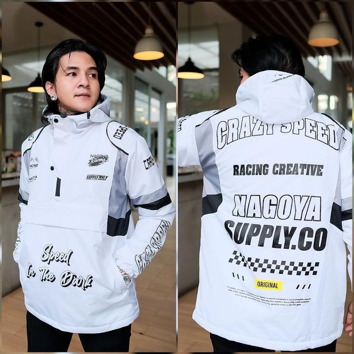 Jaket Cagoule Racing - Jaket Parasut Original Nagoya - Jaket Distro Murah Waterproof