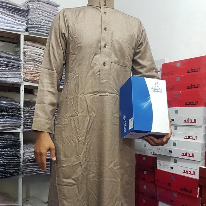 (Allthebest) Al Shiaka wol dan katun #gamis premium #grosir jubah