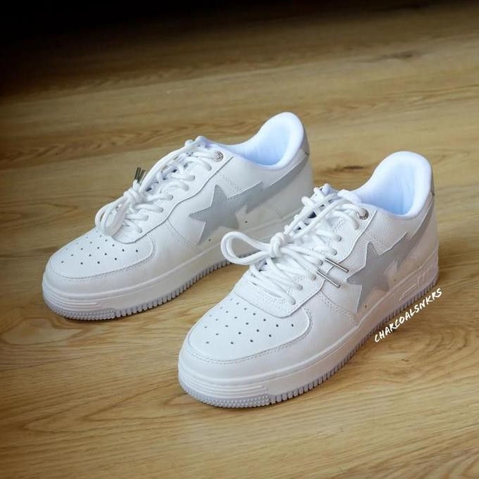 Murah Jjjjound X Bapesta Bape Sta Low "White" 1H73191921