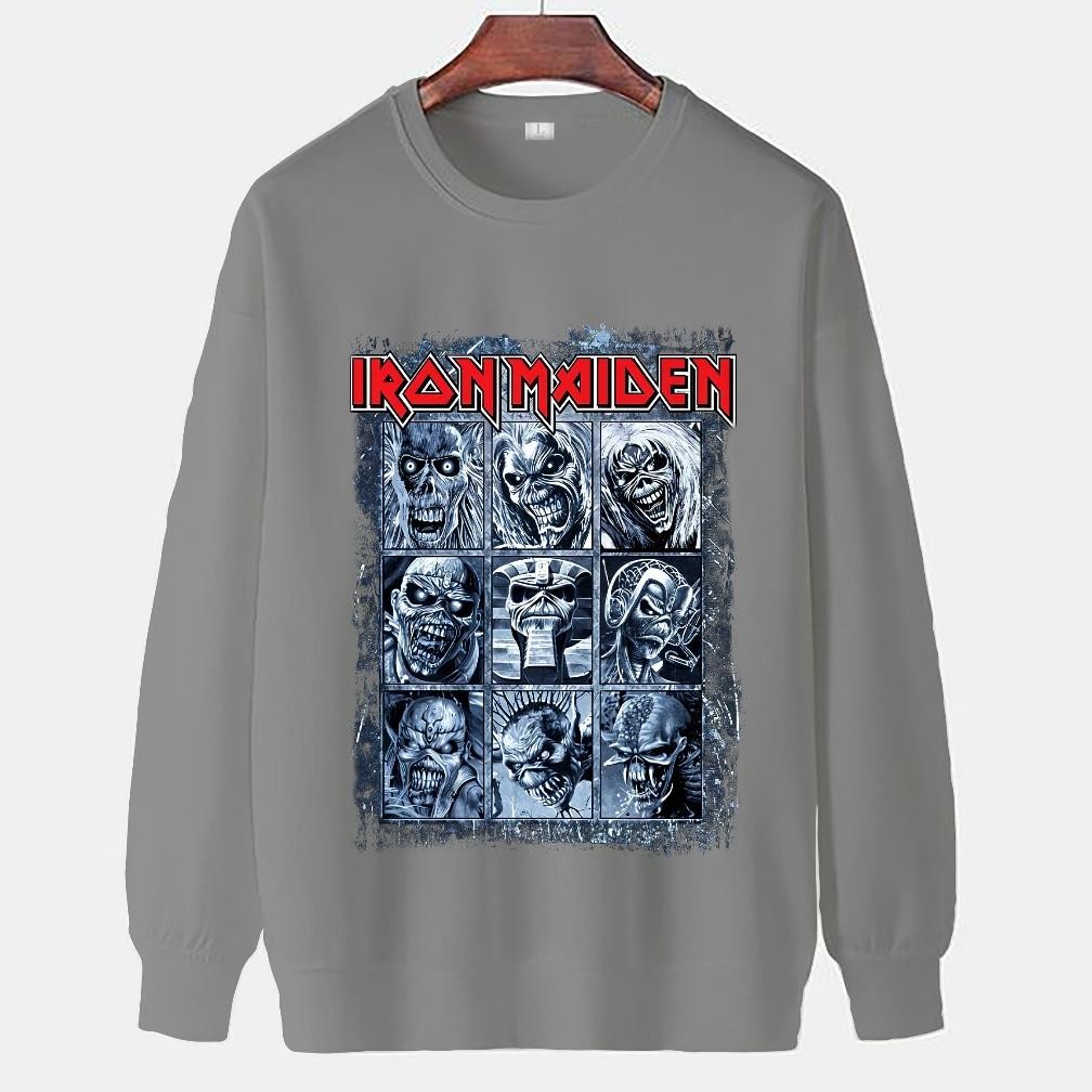 DE30 - , Sweater Crewneck, Sweater Distro, Iron Maiden