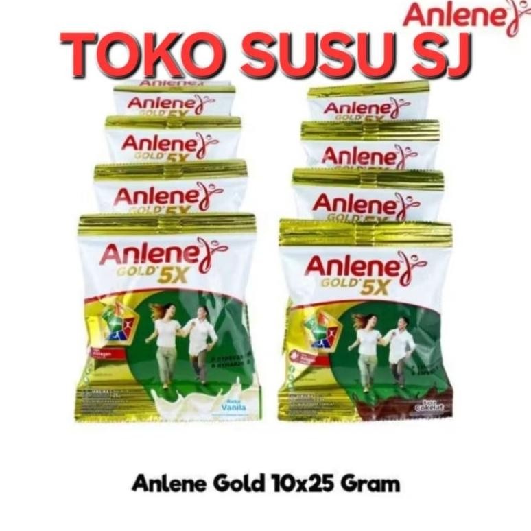 

Best! ANLENE GOLD RENCENG 25GR X 10 SACHET vanila coklat /VANILLA/CHOCOLATE ..