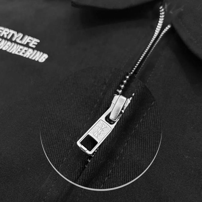 Grosir Qwertylife Work Jacket Street Engineering Black