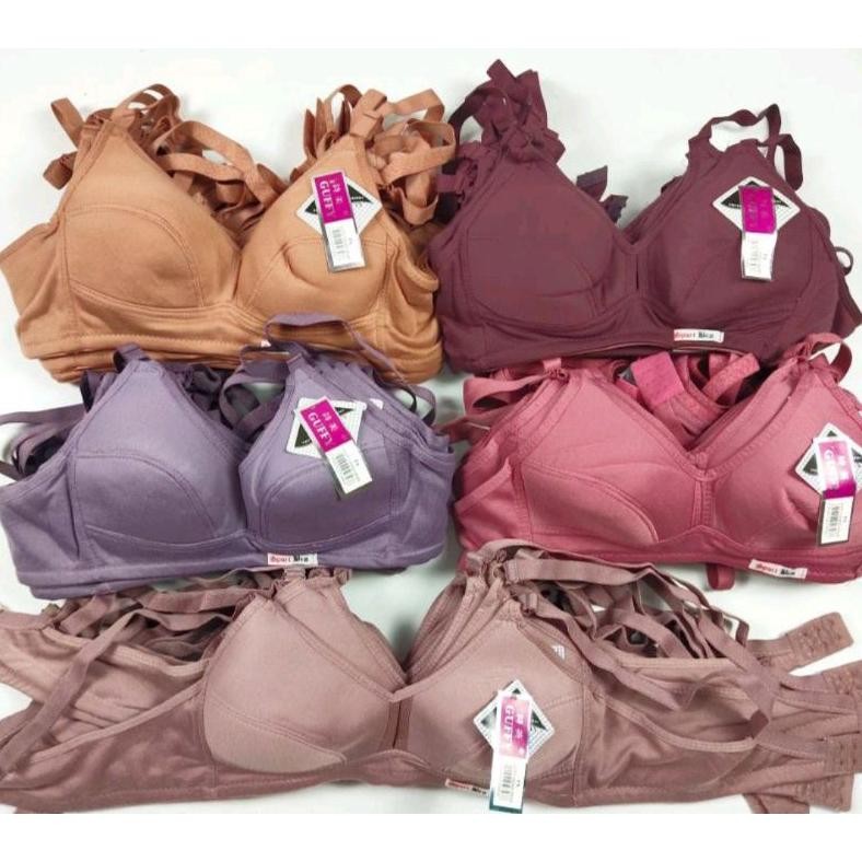 Kekinian 6 PCS KARESHI STAR BH  Luffy | Bh Sport Remaja ~ Dewasa | Sport Bra LUSINAN .,