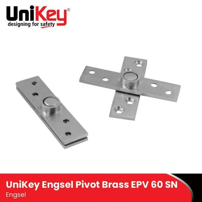 Unikey Engsel Pivot Brass Epv-60 Sn