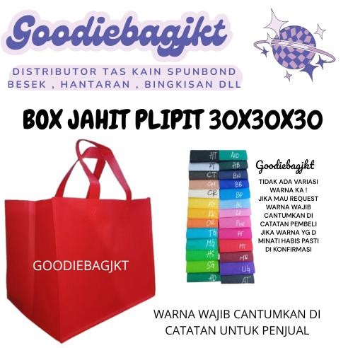 

Goodiebag Tas Jahit Box plipit Uk.30x30x30 goodiebag isi 12pcs aSt