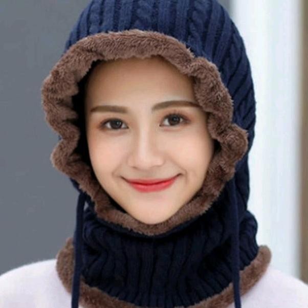 Topi Hijab Rajut Wanita