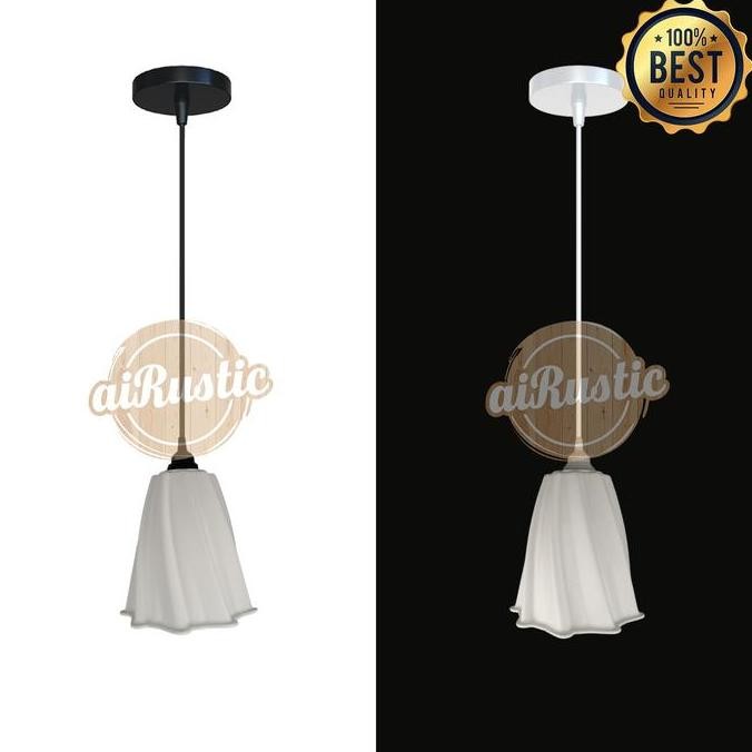 Airustic - Lampu Gantung Hias Putih