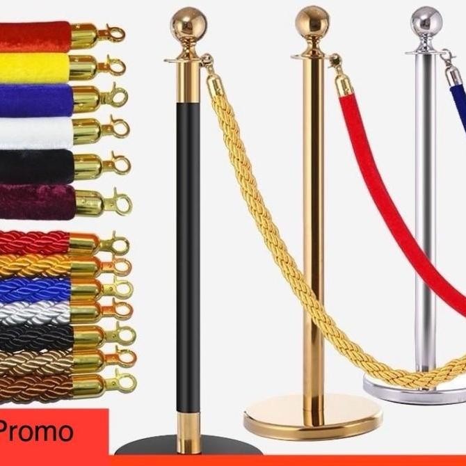 

Baru Pita Tiang Antrian Bank Warna Gold Merah Untuk Acara Formal Peresmian