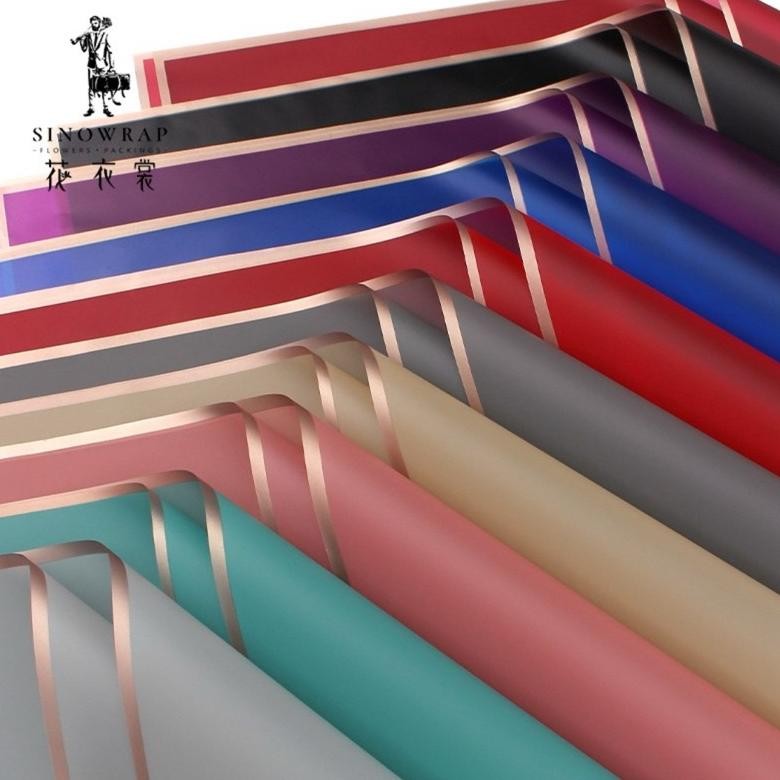 

(20 Lembar) KERTAS BUNGA / FLOWERS PAPER / KERTAS BUKET LIST ROSEGOLD aSt