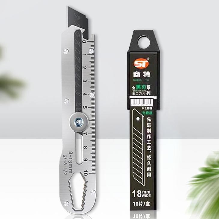 

Cutter Cutter Stainless Besar 10In1 Cutter Utility Pemotong Kertas