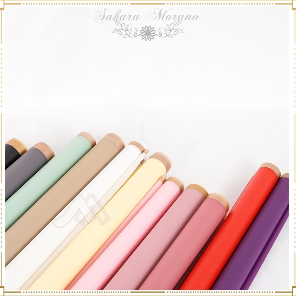 

20 PCS Flower Wrapping List Gold Wrapping Cellophane Waterproof Kertas Buket Bunga aSt