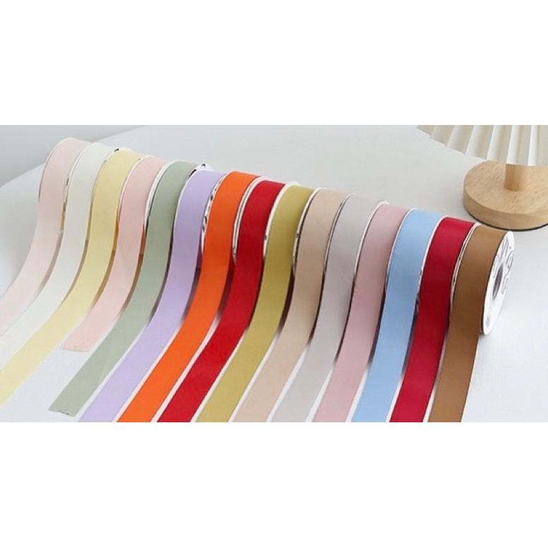 

20Y*2.5CM Premium Korean Two Face Silk Ribbon / Pita Satin Dua Sisi Premium High Grade Tebal aSt