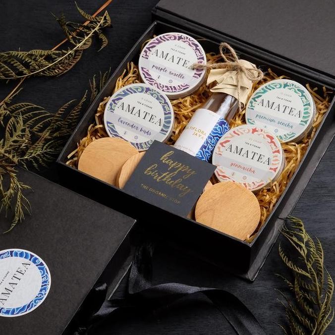 

Ready Hampers TheOrganicStop - Parcel Teh 'Tea Smile' Gift Box Premium