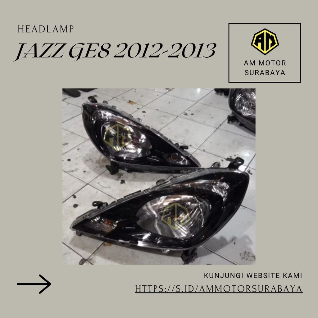 Headlamp JAZZ GE8 2012-2013