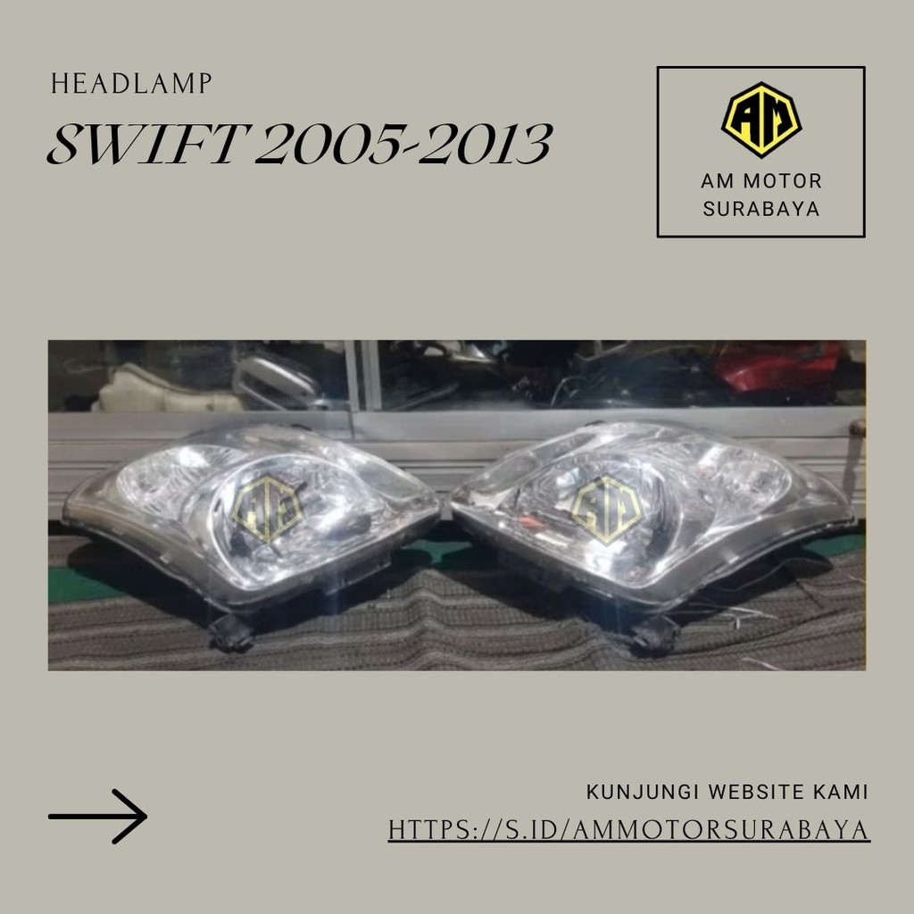 Headlamp SWIFT 2005-2013