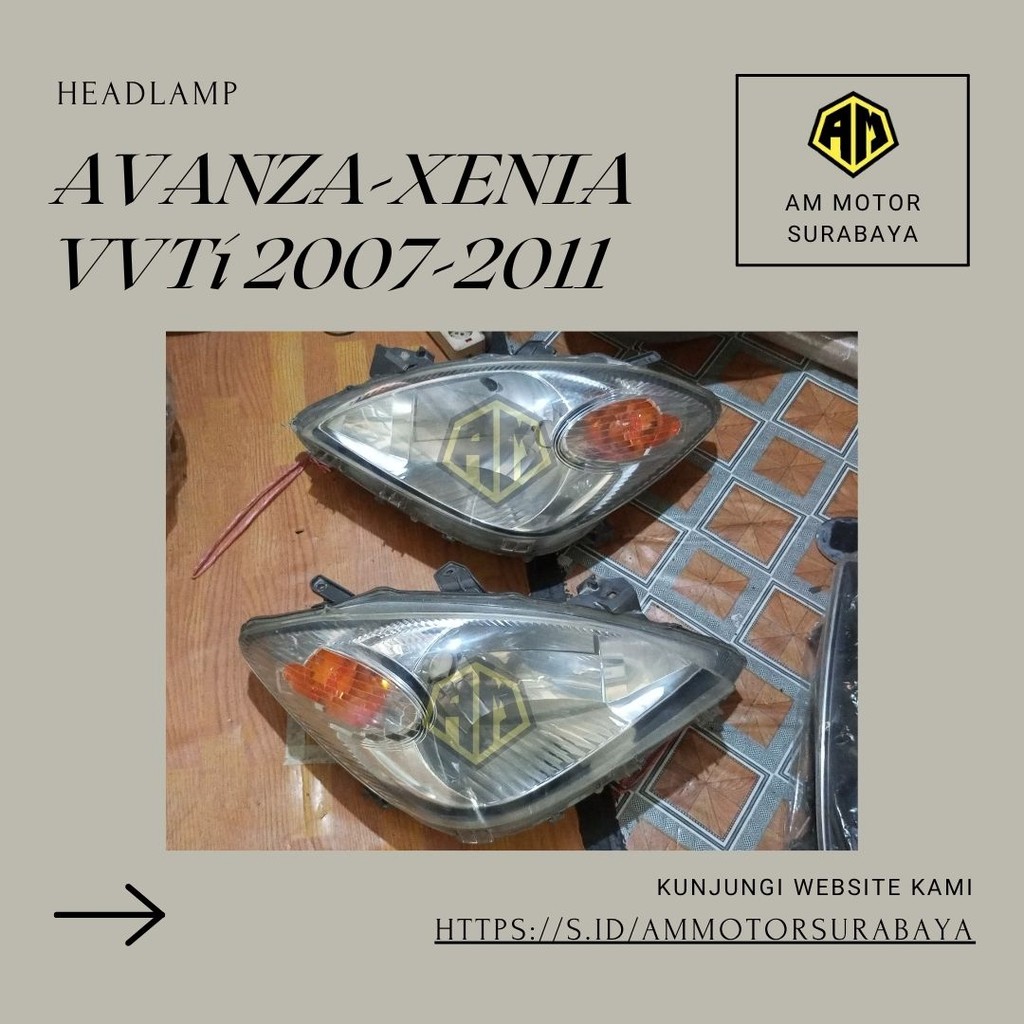 Headlamp AVANZA / XENIA VVTi 2007-2011