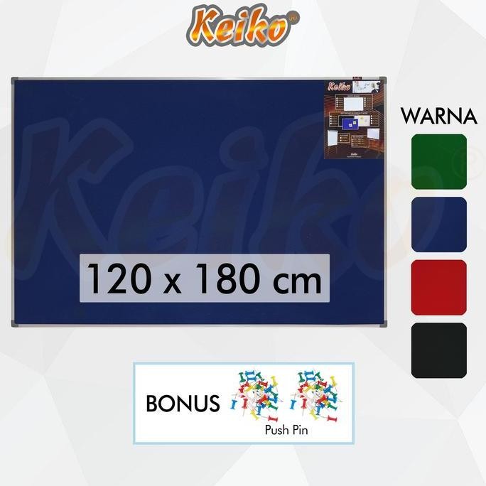 

Siap Kirim Softboard Cork Board Bludru Gantung Keiko 120x180cm - Papan Mading Ukuran Besar