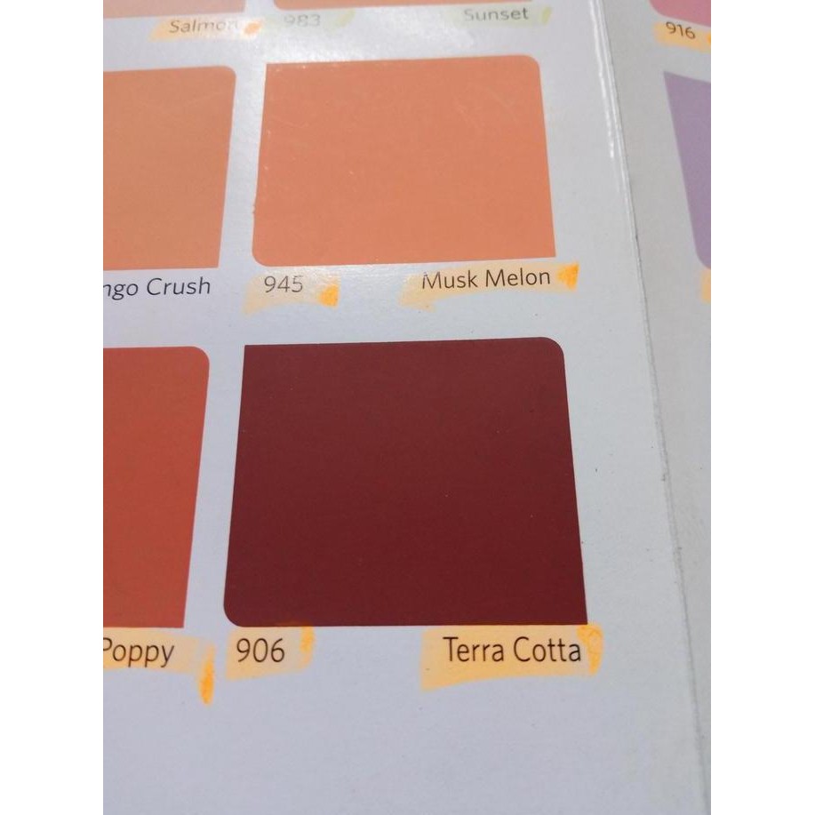 TERMURAH - Cat Tembok 906 Terra Cotta Merah Maroon Vinilex 5 kg Interior Dinding