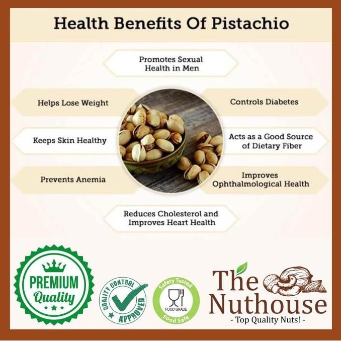 

(Allthebest) 1kg Pistachio Whole Kernels US Extra no. 1 RAW No Shell Kacang