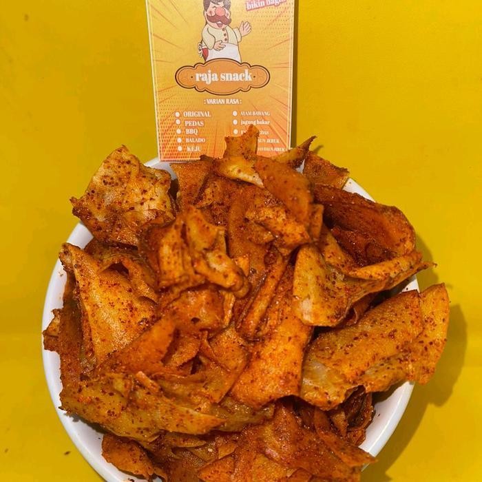 

Ccf Kripset 500Gr Keripik Singkong / Keripik Setan Pedas Gurih Cemilan Snack Best Seller