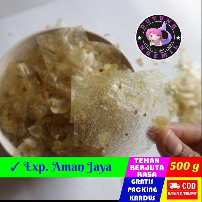 

CCF Keripik Kaca Original 500g Premium / Keripik Kaca Khas Daerah| Duyung