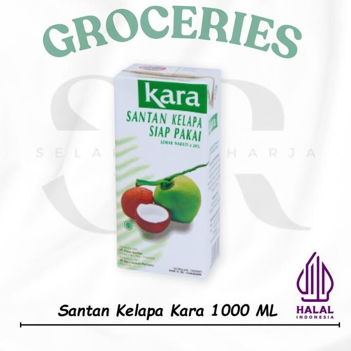 

Promo Kara Santan Kelapa 1000Ml - Santan Cair Siap Pakai 1 Liter