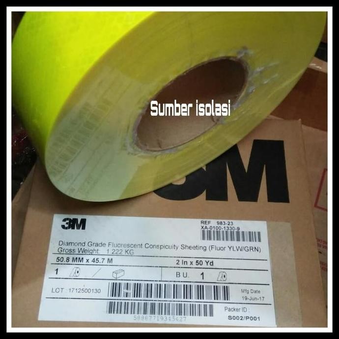 3M Scotchlite Diamond Grade Series 983-23 Yellow-Green Co